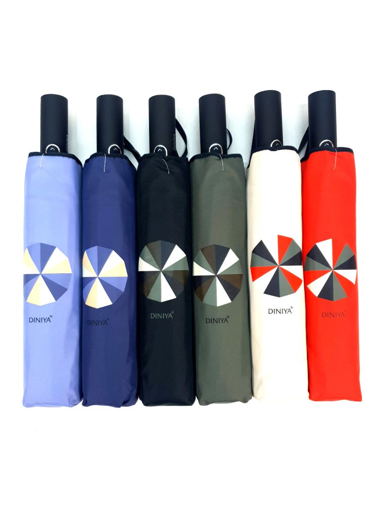 Зонт женский DINIYA арт.188 автомат 27"(68см)Х12К семейный радуга