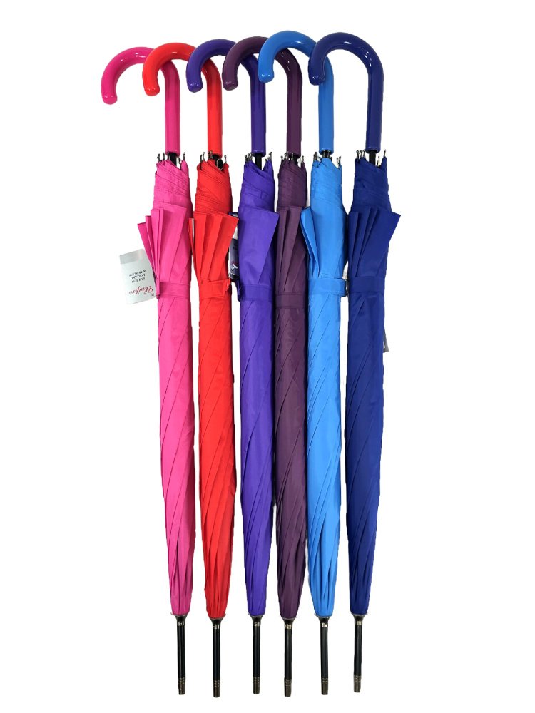 Зонт-трость женский UNIPRO арт.2144 полуавт 23"(58см)Х8К