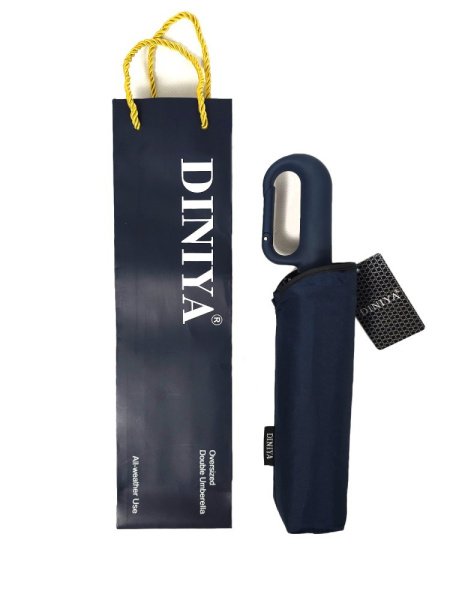 Зонт мужской DINIYA арт.248-2 автомат 23"(58см)Х16К карабин синий