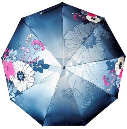 Зонт женский DINIYA арт.2246 (2727) автомат 23"(58см)Х9К цветы