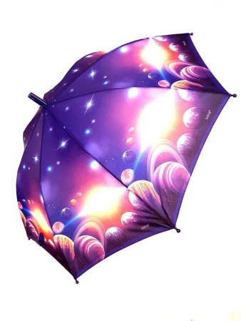 Зонт детский DINIYA арт.2613 полуавт 19"(48см)Х8К космос