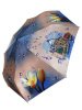Зонт женский DINIYA арт.165 автомат 4 слож.21"(54см)Х8К город-цветы