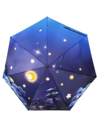 Зонт женский DINIYA арт.136 автомат 21"(54см)Х7К кошки