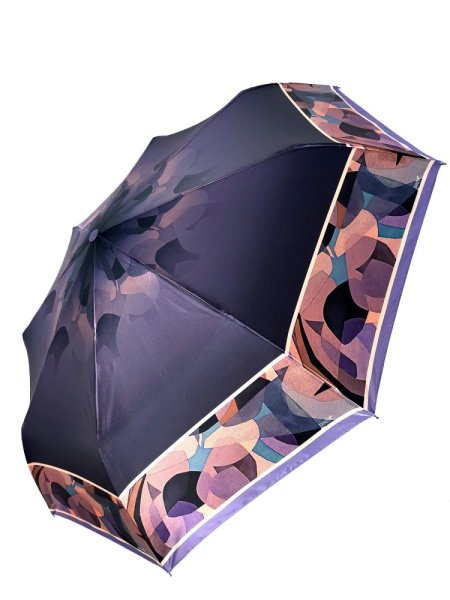 Зонт женский DINIYA арт.217 автомат 4 слож  21"(54см)Х8К каёмка