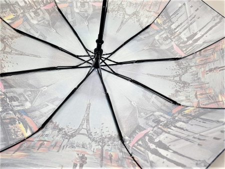 Зонт женский DINIYA арт.2203 (2757) полуавт 23"(58см)Х9К