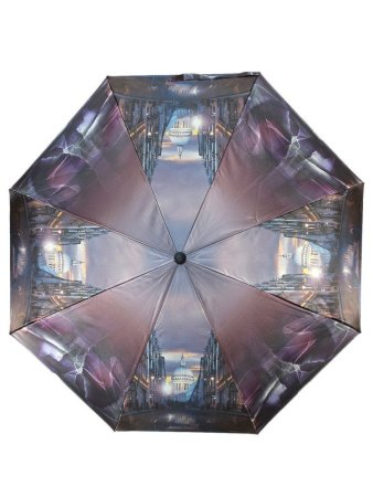 Зонт женский DINIYA арт.201 полуавт 23"(58см)Х8К трамв.