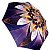 Зонт женский DINIYA арт.159 полуавт 23"(58см)Х8К листья/цветы 