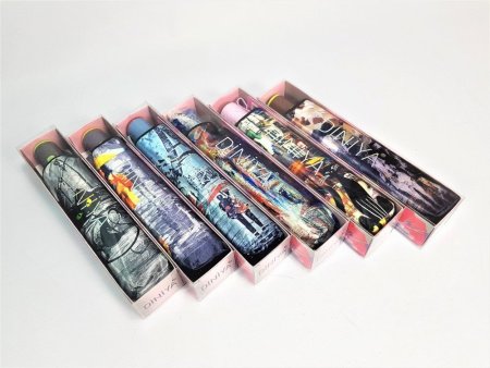 Зонт женский DINIYA арт.2202 (2756) автомат 23"(58см)Х9К.