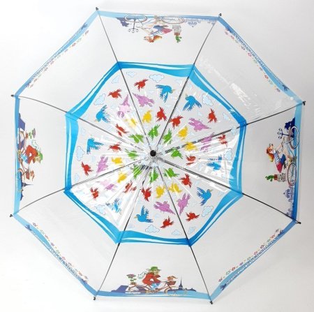 Зонт подростковый DINIYA арт.354 полуавт 20"(50см)Х8К