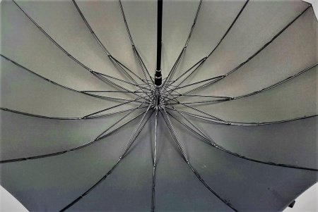 Зонт-трость мужской DINIYA арт.2299-1 (CH007) полуавт 27"(69см)Х16К семейный 