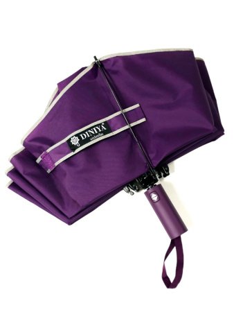 Зонт женский DINIYA арт.206-17 автомат 23"(58см)Х9К 6 рас обрат.тем-фиол.