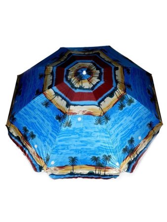 Зонт-пляжный DINIYA арт.8203 полуавт D=200 8K пальма