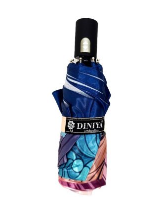 Зонт женский DINIYA арт.274 автомат 4 слож.21"(54 см)Х8К дев.город 