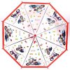 Зонт детский DINIYA арт.2656 (2003) полуавт 19"(48см)Х8К прозрачный