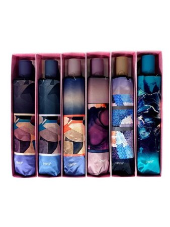 Зонт женский DINIYA арт.215 автомат 23"(58см)Х8К каёмка