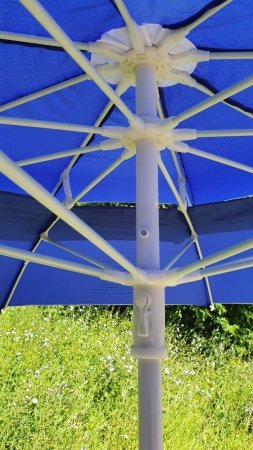 Зонт-пляжный DINIYA арт.8102 полуавт 47"(120см)Х8К двойной 