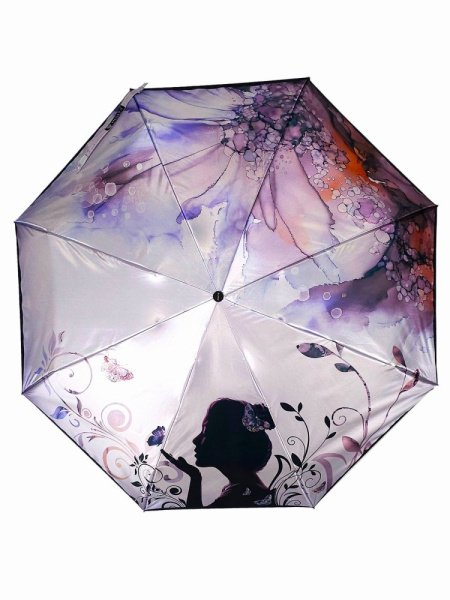 Зонт женский DINIYA арт.213 полуавт 23"(56см)Х8К 