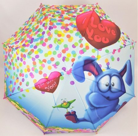 Зонт детский DINIYA арт.431 полуавт 19"(48см)Х8К