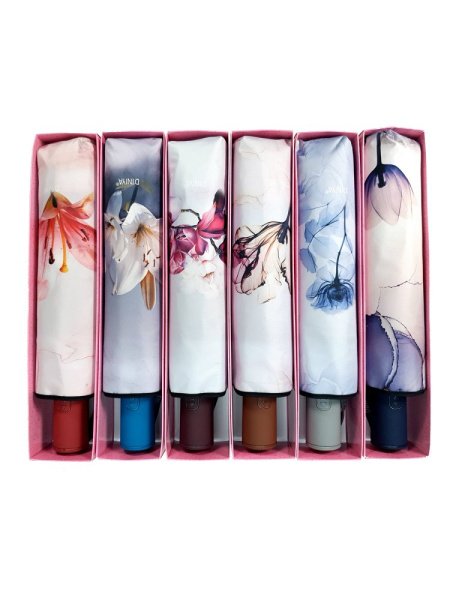 Зонт женский DINIYA арт.181 автомат 23"(58см)Х9К цветы