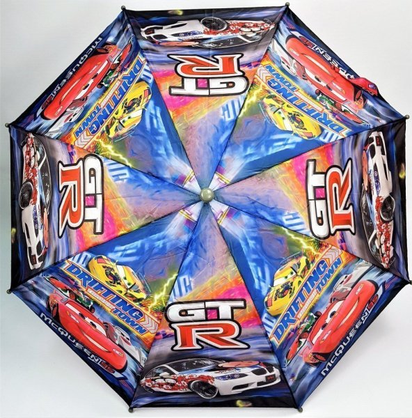 Зонт детский DINIYA арт.2283 (630) полуавт 17"(45см)Х8К тачки