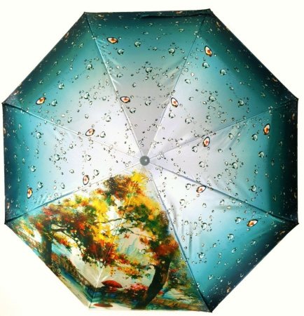Зонт женский DINIYA арт.114 (2749) автомат 23"(58см)Х8К картина