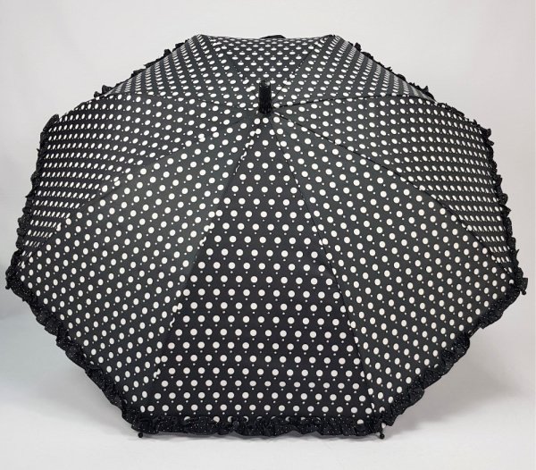 Зонт детский DINIYA арт.2614 (405) полуавт 19"(48см)Х8К горох