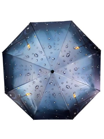 Зонт женский DINIYA арт.179 автомат 23"(58см)Х8К фонарь париж.