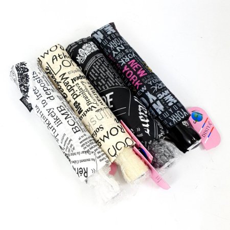 Зонт женский DINIYA арт.2752 (2264) полуавт 23"(58см)Х9К газета