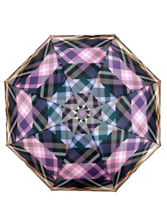 Зонт женский DINIYA арт.219 полуавт 23"(58см)Х8К клетка