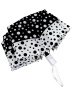 Зонт женский DINIYA арт.102  полуавт 23"(58см)Х9К горох.