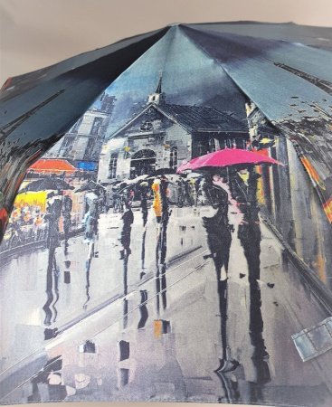 Зонт женский DINIYA арт.2202 (2756) автомат 23"(58см)Х9К.