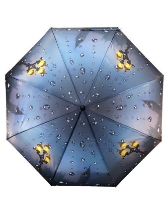 Зонт женский DINIYA арт.179 автомат 23"(58см)Х8К фонарь париж.