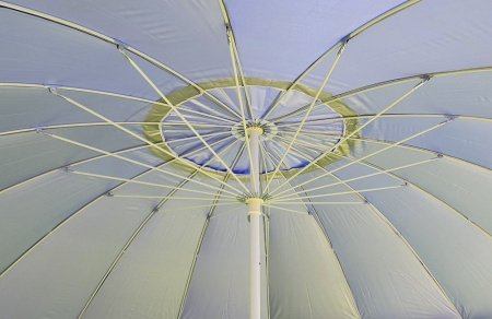 Зонт-пляжный DINIYA арт.8108 полуавт 59"(150см)Х16К серебро  