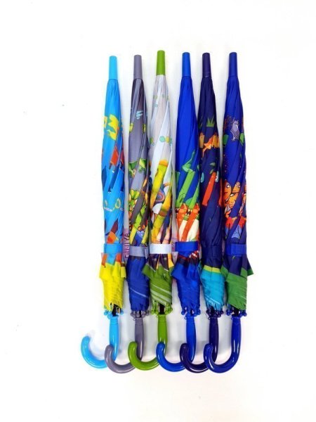 Зонт детский DINIYA арт.2621 полуавт 19"(48см)Х8К DINO