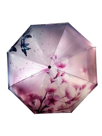Зонт женский DINIYA арт.260 полуавт 23"(58см)Х8К цветы