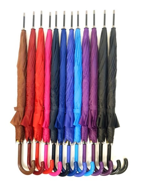 Зонт-трость женский UNIPRO арт.2316 полуавт 23"(58см)Х8К