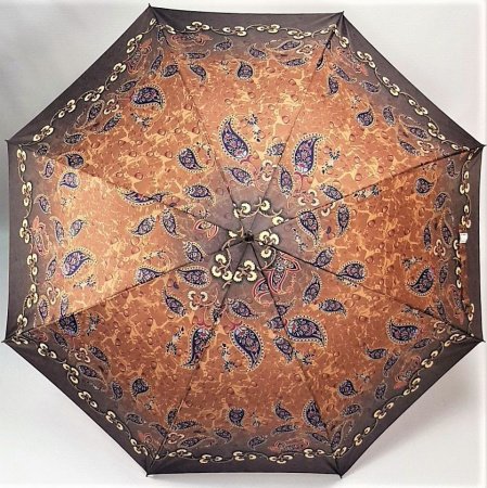 Зонт-трость женский DINIYA арт.894 полуавт 24"(61см)Х8К узоры