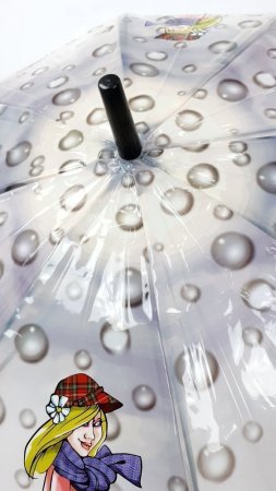 Зонт подростковый DINIYA арт.354 полуавт 20"(50см)Х8К