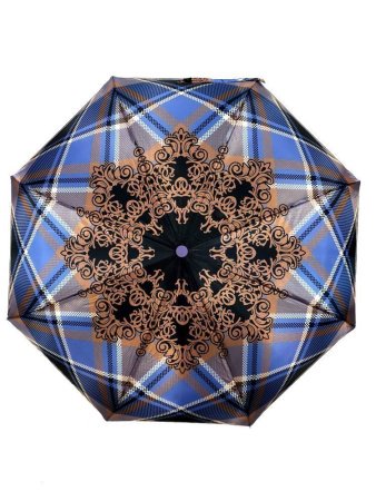 Зонт женский DINIYA арт.219 полуавт 23"(58см)Х8К клетка