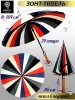 Зонт-трость женский DINIYA арт.184-А полуавт 23"(58см)Х24К