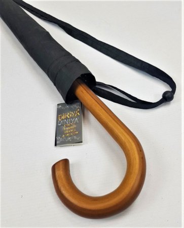 Зонт-трость мужской DINIYA арт.2299-1 (CH007) полуавт 27"(69см)Х16К семейный 