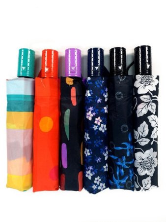 Зонт женский DINIYA арт.185 полуавт 21"(53см)Х8К облегченный