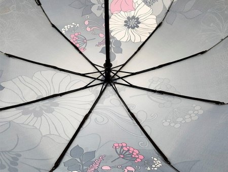 Зонт женский DINIYA арт.2246 (2727) автомат 23"(58см)Х9К цветы