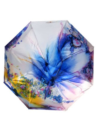 Зонт женский DINIYA арт.142 автомат 4 слож., 21"(54см)Х8К мини разводы   