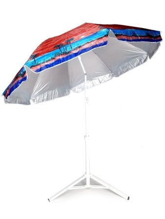 Зонт-пляжный DINIYA арт.8203 полуавт D=200 8K пальма