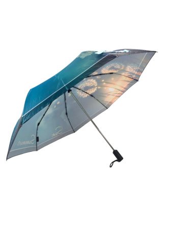 Зонт женский DINIYA арт.267 автомат 3 слож.23"(58 см)Х8К одуванчик