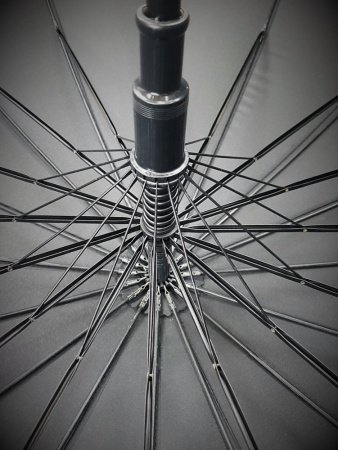 Зонт-трость мужской DINIYA арт.2299-1 (CH007) полуавт 27"(69см)Х16К семейный 