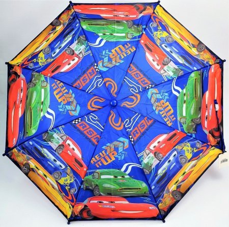 Зонт детский DINIYA арт.2283 (630) полуавт 17"(45см)Х8К тачки