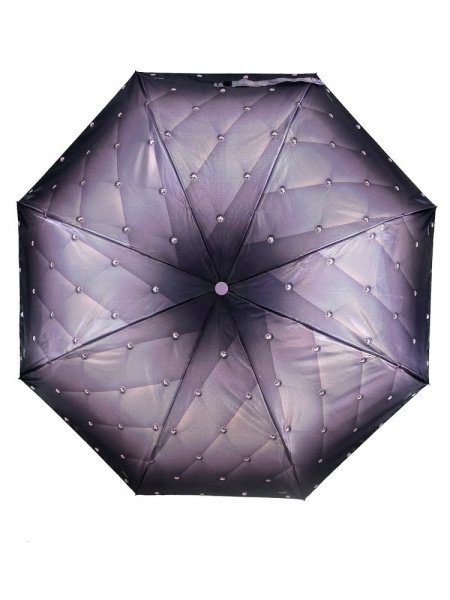 Зонт женский DINIYA арт.242 автомат 4 слож. 21"(54см)Х8К мини стразы  