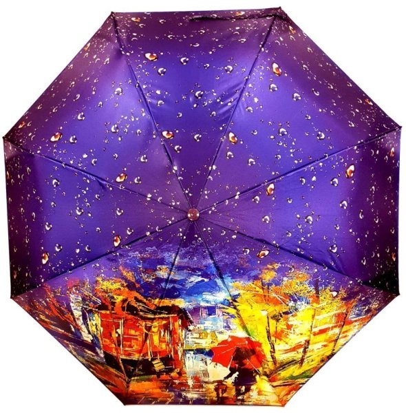 Зонт женский DINIYA арт.114 (2749) автомат 23"(58см)Х8К картина